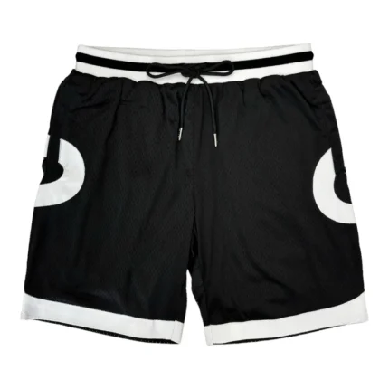 Ribbon Basketball Shorts Black X White